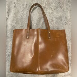 Full Grain Leather Tote Bag